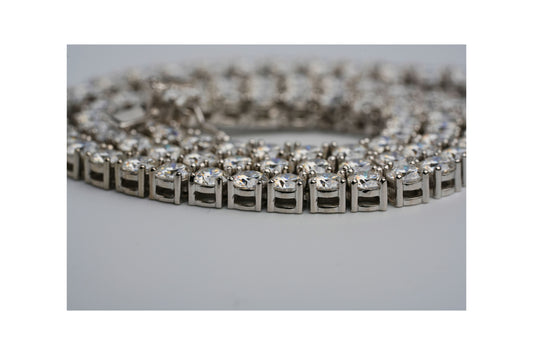 Elara 4.0mm Moissanite Tennis Necklace